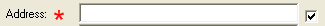 9. Address field~and Check Box